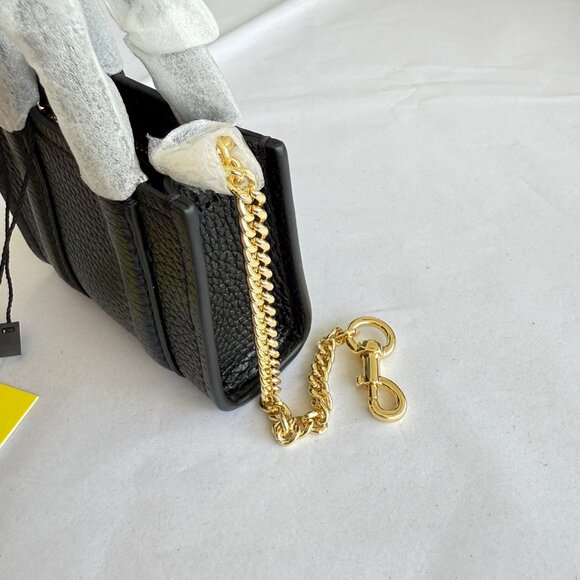 MARC JACOBS The Nano Tote Bag Charm 2F3SCP005S07 BLACK - Picture 7 of 8